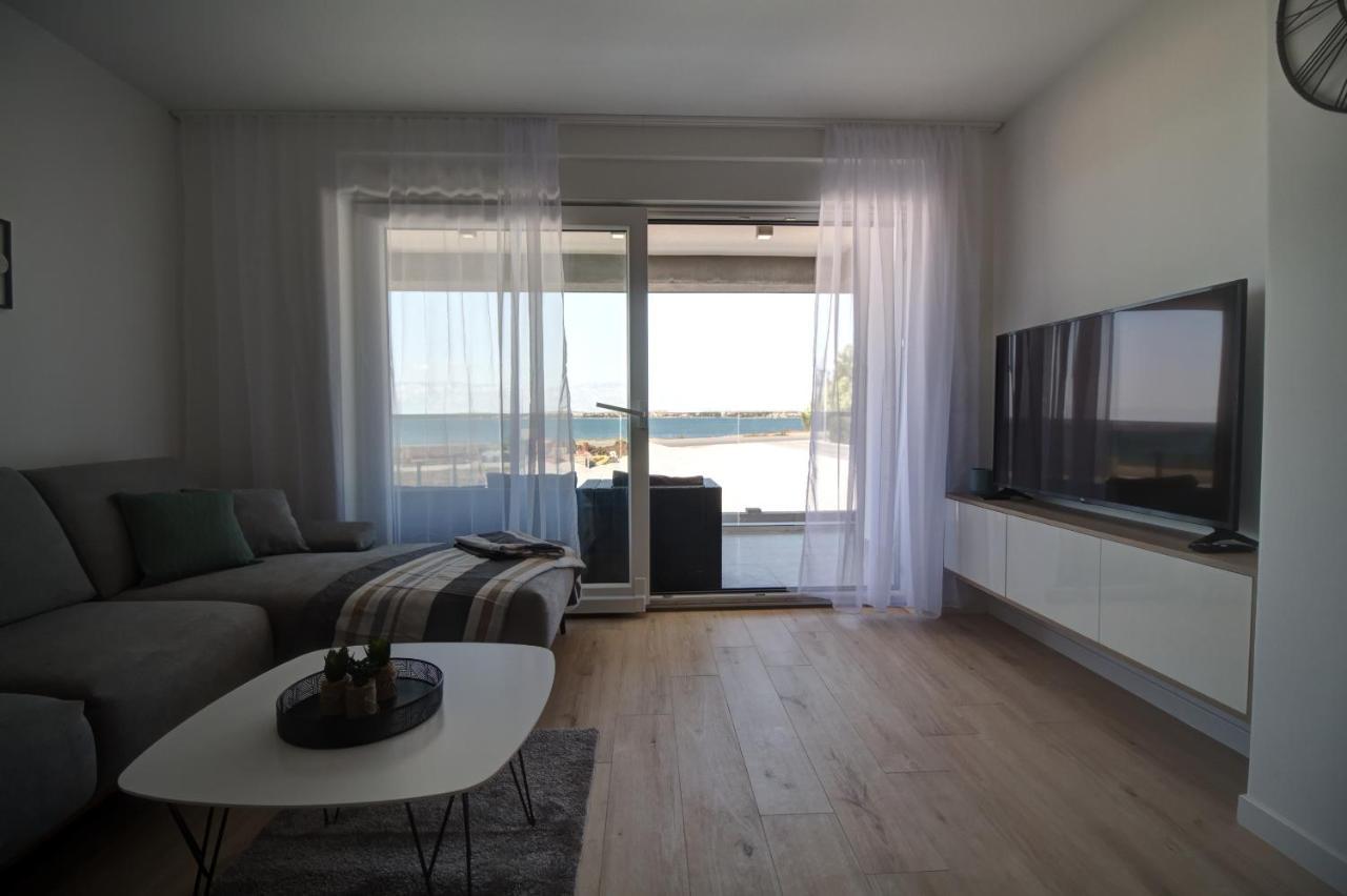 Luxury Beachfront Villa Crystal Aenona - By Ta Leut Agency ニン エクステリア 写真